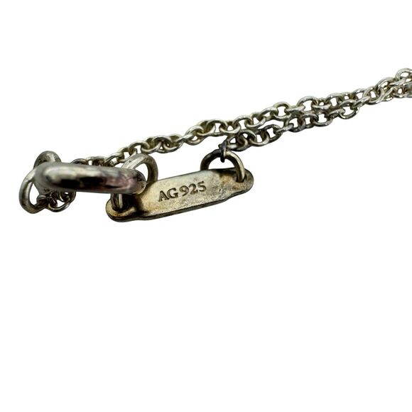 Tiffany & Co. 925 Sterling Silver Oval Large Key Pendant Charm - 18” - Picture 3 of 6